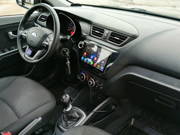 2015 Kia Rio 6-speed III, чёрный, 840000 рублей - вид 18