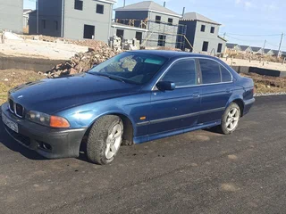 2000 BMW 5 серии 523i IV (E39), синий, 415000 рублей, вид 1