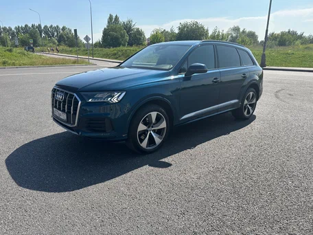 2020 Audi Q7 45 TDI II (4M) Рестайлинг, синий, 6699000 рублей, вид 1