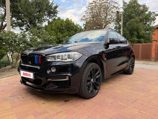 2017 BMW X6 M50d II (F16), синий, 3756000 рублей, вид 1