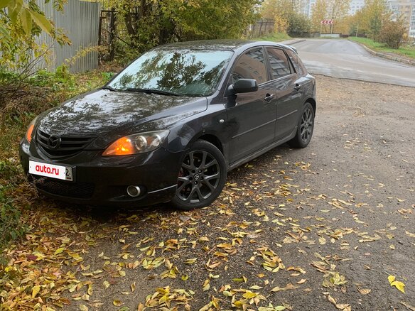 2005 Mazda 3 I (BK), чёрный, 275000 рублей - вид 10
