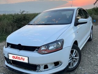 2010 Volkswagen Polo V, белый, 400000 рублей, вид 2
