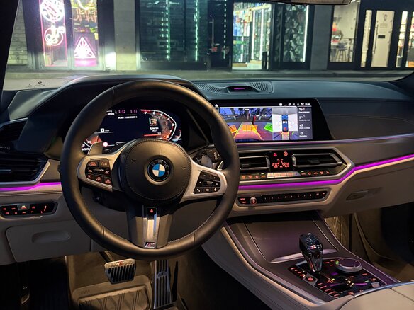 2020 BMW X5 40i IV (G05/G18), синий, 7200000 рублей - вид 11