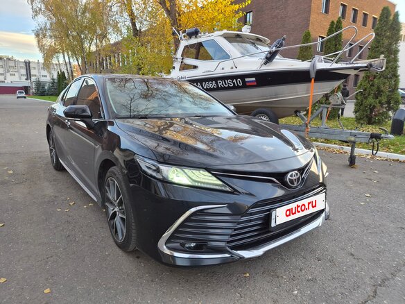2023 Toyota Camry US Market VIII (XV70) Рестайлинг, чёрный, 3500000 рублей - вид 1