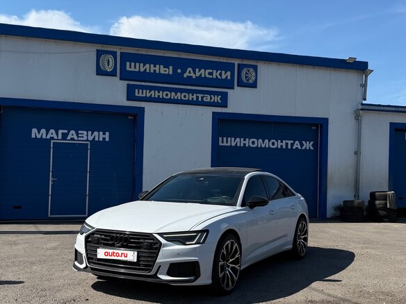 2020 Audi A6 45 TFSI V (C8), белый, 4200000 рублей