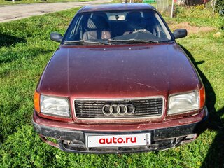 1992 Audi 100 IV (C4), пурпурный, 100000 рублей, вид 2