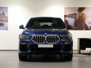 2021 BMW X6 40d III (G06), синий, 7790000 рублей, вид 2