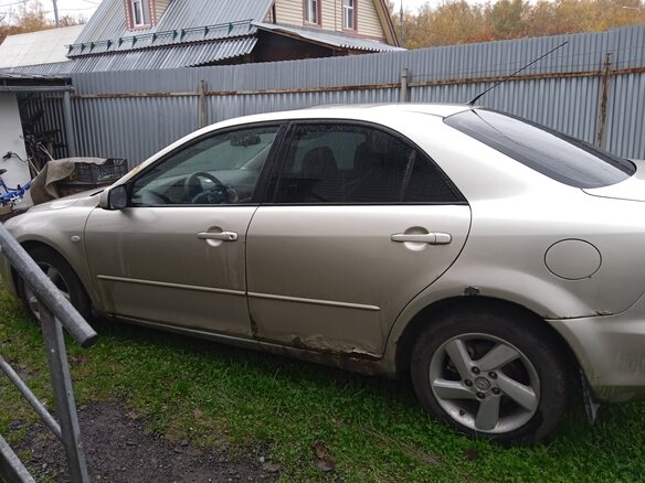 2003 Mazda 6 I (GG), серый, 300000 рублей - вид 2