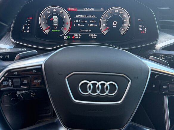 2022 Audi A6 45 TFSI V (C8), синий, 5150000 рублей - вид 13