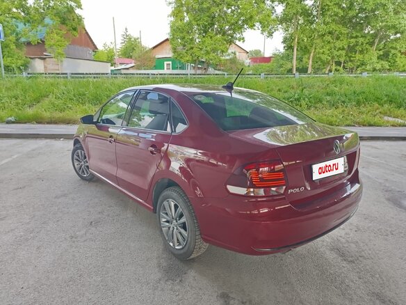 2019 Volkswagen Polo V Рестайлинг, пурпурный, 1365000 рублей - вид 9