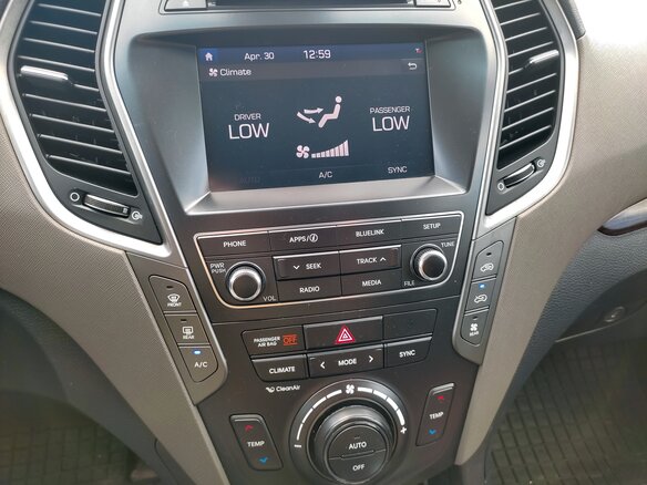 2018 Hyundai Santa Fe Grand III Рестайлинг, чёрный, 2106730 рублей - вид 18
