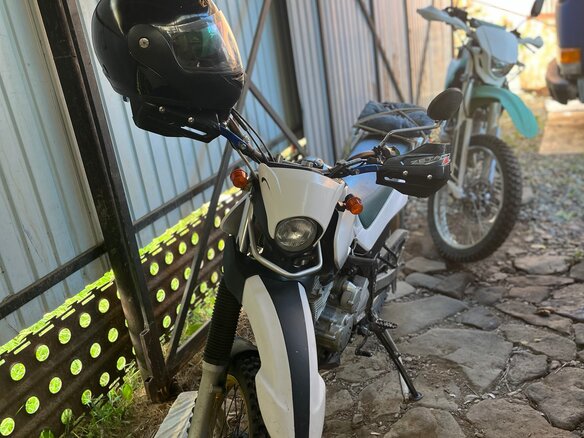 2009 Yamaha XT250 Serow, зелёный, 270000 рублей