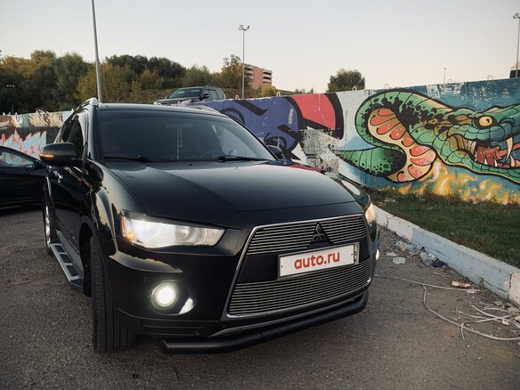 2009 Mitsubishi Outlander II Рестайлинг, чёрный, 1550000 рублей - вид 19