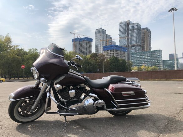 2001 Harley-Davidson Electra Glide, красный - вид 1