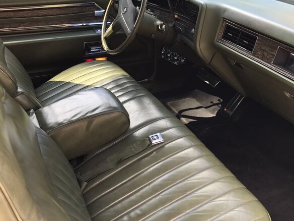 1971 Cadillac Eldorado IX, зелёный - вид 7