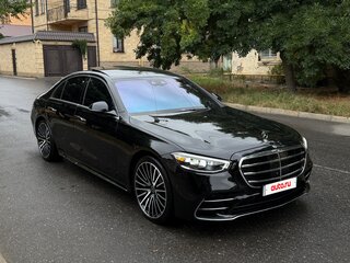 2021 Mercedes-Benz S-Класс 500 4MATIC VII (W223), чёрный, 8700000 рублей, вид 3