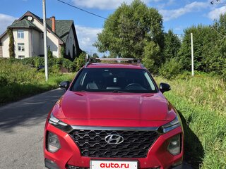 2018 Hyundai Santa Fe IV, оранжевый, 2500000 рублей, вид 2