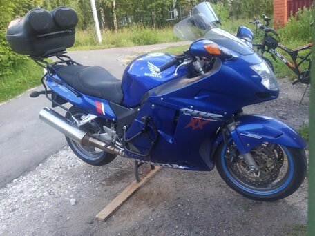 2002 Honda CBR 1100 XX, синий, 550000 рублей, вид 3