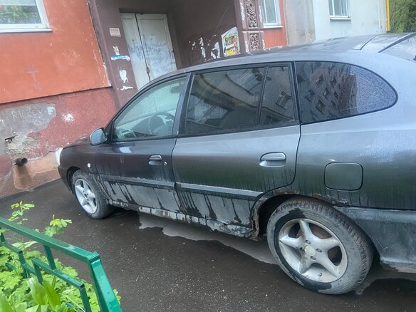 2005 Kia Rio I Рестайлинг, серый, 180000 рублей - вид 3