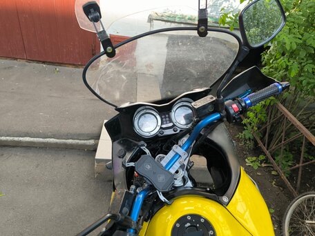 2002 Suzuki V-Strom 1000, жёлтый, 370000 рублей, вид 2