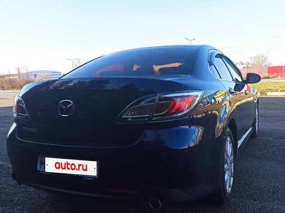 2010 Mazda 6 II (GH) Рестайлинг, синий - вид 10