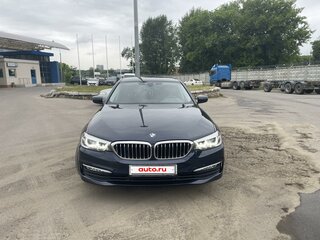 2017 BMW 5 серии 525d VII (G30/G31/G38), синий, 3100000 рублей, вид 2