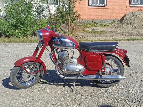 1968 Jawa 350/360, красный, 350000 рублей, вид 1