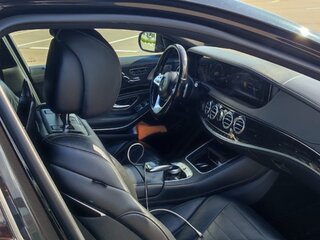2018 Mercedes-Benz S-Класс 400 d Long VI (W222, C217) Рестайлинг, чёрный, 4200000 рублей, вид 3