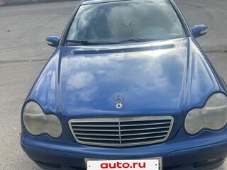 2002 Mercedes-Benz C-Класс 200 II (W203), синий, 450000 рублей, вид 2