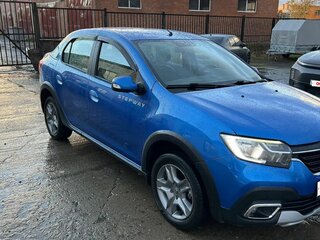 2019 Renault Logan Stepway II Рестайлинг, синий, 950000 рублей, вид 2