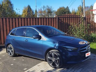 2019 Mercedes-Benz B-Класс 200 III (W247), синий, 2400000 рублей, вид 3