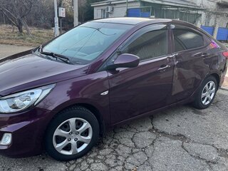 2012 Hyundai Solaris I, фиолетовый, 580000 рублей, вид 5