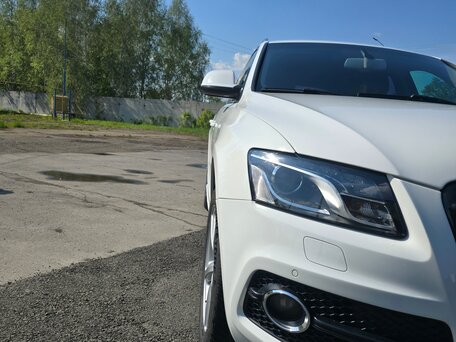 2012 Audi Q5 I (8R), белый, 1350000 рублей, вид 3