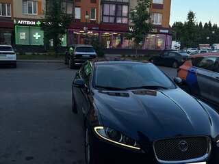 2014 Jaguar XF I Рестайлинг, синий, 1400000 рублей, вид 2