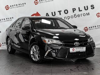 2015 Toyota Camry VII (XV50) Рестайлинг, чёрный, 1820000 рублей, вид 1