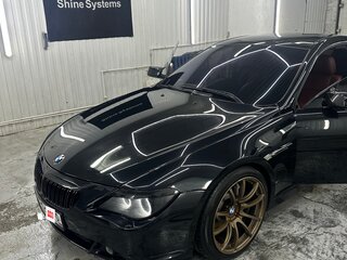 2006 BMW 6 серии 650i II (E63/E64), чёрный, 1500000 рублей, вид 4