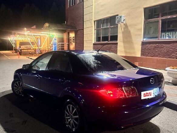 2006 Mazda 6 I (GG) Рестайлинг, синий, 450000 рублей - вид 6