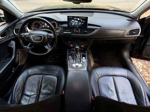 2017 Audi A6 IV (C7) Рестайлинг, чёрный - вид 14
