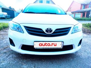 2013 Toyota Corolla X (E140, E150) Рестайлинг, белый, 1220000 рублей, вид 1