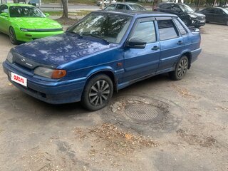 2002 Lada (ВАЗ) 2115, синий, 110000 рублей, вид 1