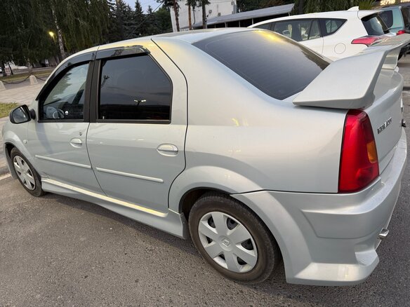 2008 Renault Logan I, серебристый, 650000 рублей - вид 5