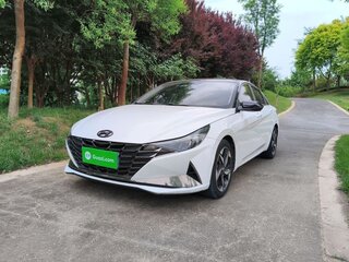 2021 Hyundai Elantra VII (CN7), белый, 1200000 рублей, вид 1