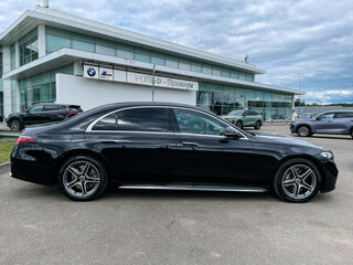 2021 Mercedes-Benz S-Класс 450 4MATIC VII (W223), чёрный, 7893217 рублей, вид 4