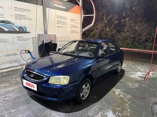 2007 Hyundai Accent ТагАЗ II, синий, 300000 рублей, вид 1