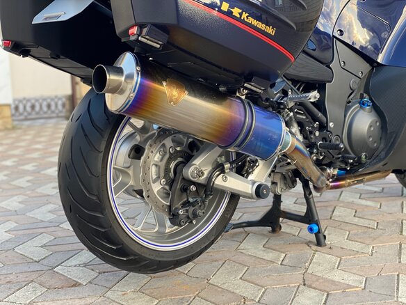 2010 Kawasaki GTR 1400 (Concours 14), синий, 880000 рублей - вид 14