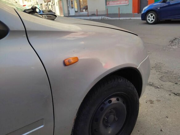2008 Lada (ВАЗ) Kalina I, серебристый, 172000 рублей - вид 5