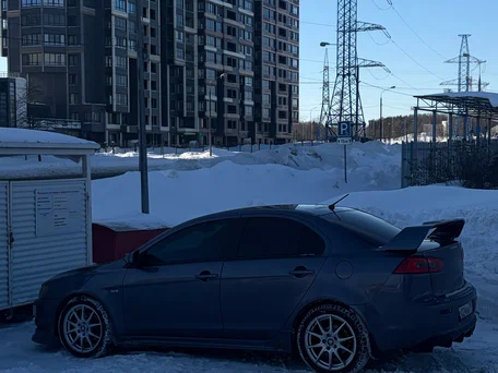 2008 Mitsubishi Lancer X, серый, 850000 рублей, вид 5