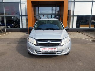 2013 Lada (ВАЗ) Granta I, серебристый, 317000 рублей, вид 2