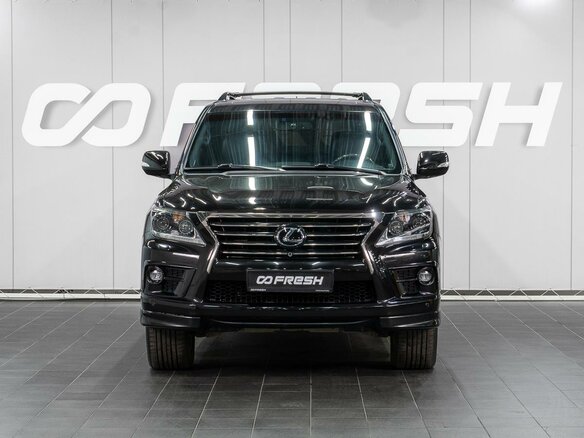 2015 Lexus LX 570 III Рестайлинг, чёрный - вид 2