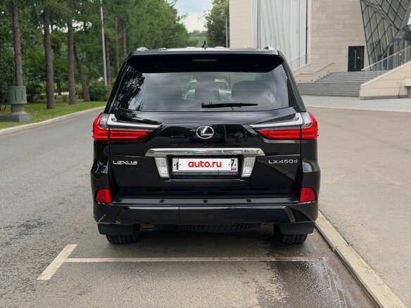 2016 Lexus LX 450d III Рестайлинг 2, чёрный - вид 3